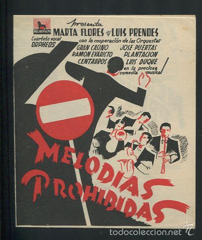 Cine: PROGRAMA Melod&iacute;as Prohibidas Con Marta Flores y Luis Prendes - Foto 1