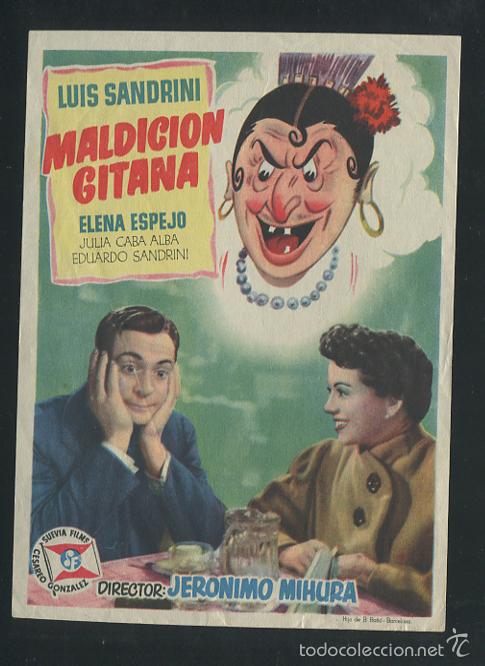 Cine: PROGRAMA Maldici&oacute;n Gitana - Luis Sandrini, Elena Espejo - Foto 1