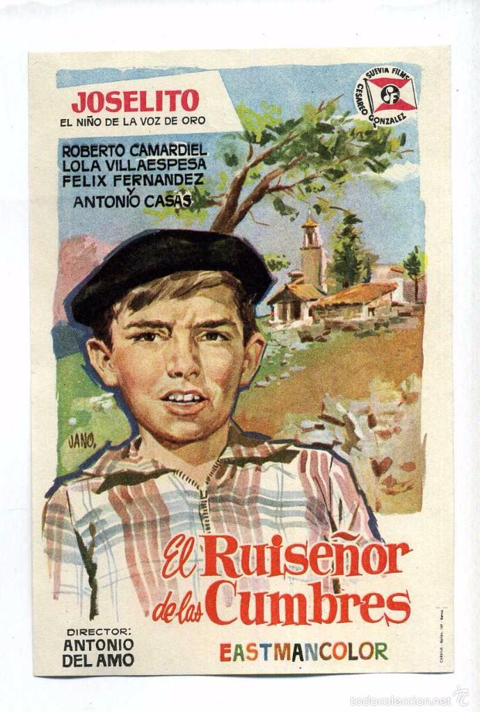 Cine: EL RUISE&Ntilde;OR DE LAS CUMBRES, con Joselito.