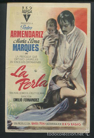 Cine: PROGRAMA La Perla - Pedro Armendariz, Mar&iacute;a Elena Marques - Con publicidad - Foto 1