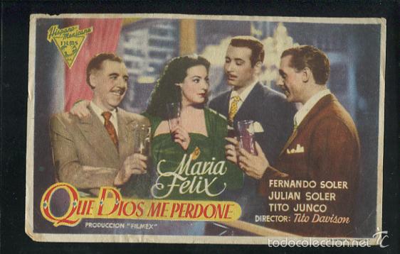 Cine: PROGRAMA Que Dios me perdone - Maria Felix, Fernando Soler - Foto 1