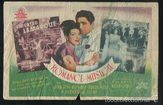 Cine: PROGRAMA Romance Musical LIBERTAD LARQUE CON PUBLICIDAD - Foto 1