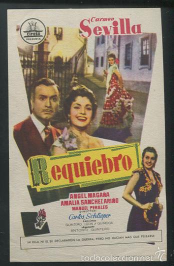 Cine: PROGRAMA Requiebro - Carmen Sevilla, &Aacute;ngel Maga&ntilde;a - Foto 1