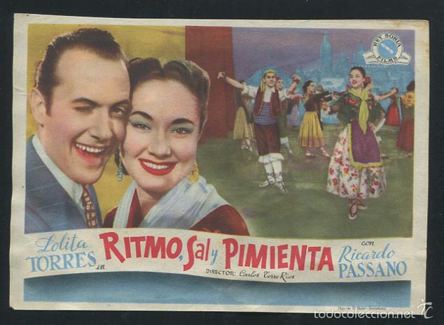 Cine: PROGRAMA Ritmo, sal y pimienta, con Lolita Torres y Ricardo Passano. - Foto 1