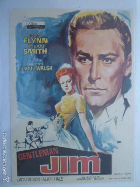 Cine: PROGRAMA DE CINE GENTLEMAN JIM. SIN PUBLICIDAD. - Foto 1
