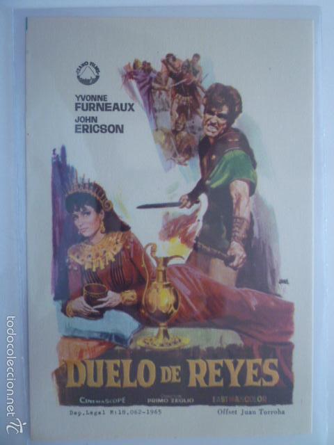 Cine: PROGRAMA DE CINE DUELO DE REYES. SIN PUBLICIDAD. - Foto 1