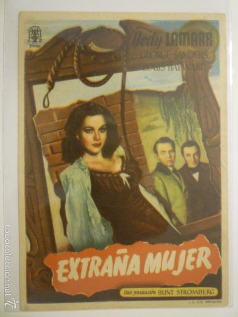 Cine: PROGRAMA DE CINE EXTRA&Ntilde;A MUJER. SIN PUBLICIDAD. - Foto 1