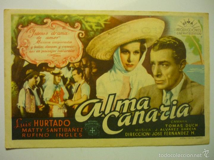Cine: PROGRAMA ALMA CANARIA- LUIS HURTADO - - Foto 1