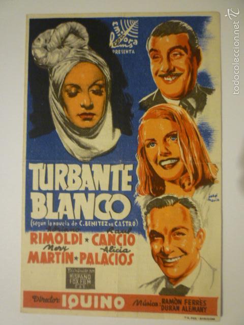 Cine: PROGRAMA DOBLE DE CINE TURBANTE BLANCO. - Foto 1