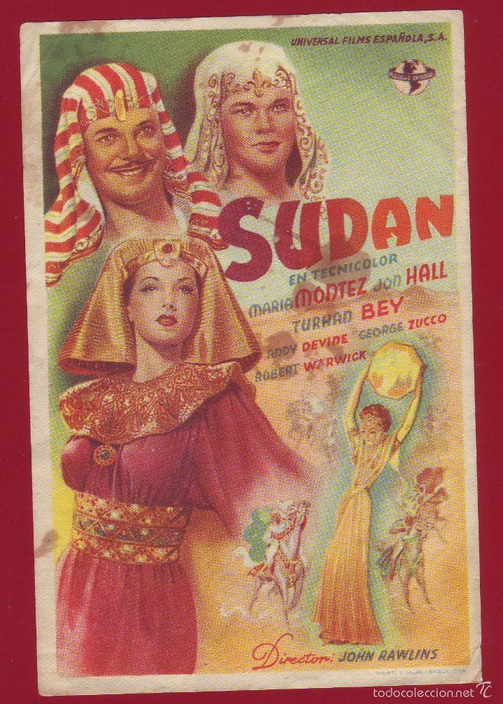 Cine: PROGRAMA DE MANO - SUDAN - Foto 1