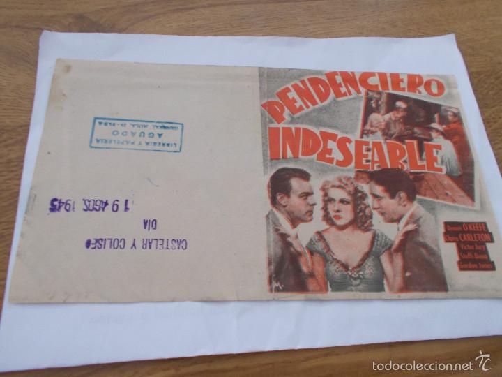 Cine: PENDENCIERO INDESEABLE. DOBLE SIN PUBLICIDAD - Foto 1