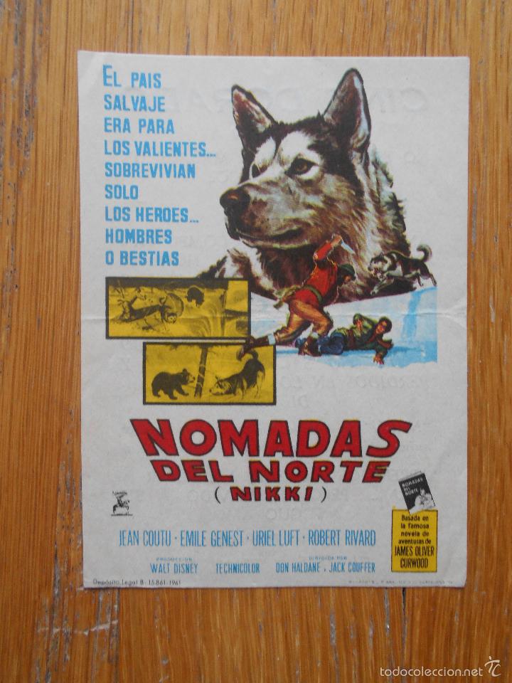 Cine: NOMADAS DEL NORTE, NIKKI, Folleto Mano - Foto 1