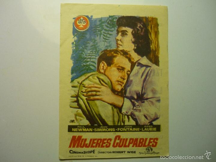 Cine: programa mujeres culpables-paul newman -publicidad - Foto 1