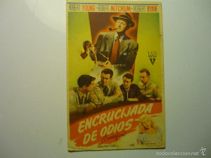 Cine: programa encrucijada de odios-robert young -publicidad - Foto 1