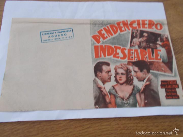 Cine: PENDENCIERO INDESEABLE. DOBLE SIN PUBLICIDAD - Foto 1