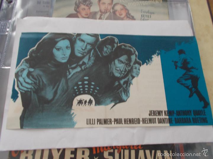 Cine: OPERACION CROSSBOW. SOFIA LOREN.GEORGE PEPPARD.  CINE GLORIA DE ELDA. PROGRAMA DOBLE SIN DOBLAR - Foto 2