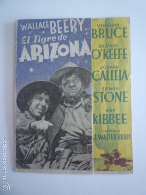 Cine: PROGRAMA DOBLE DE CINE EL TIGRE DE ARIZONA. IDEAL CINEMA. - Foto 1