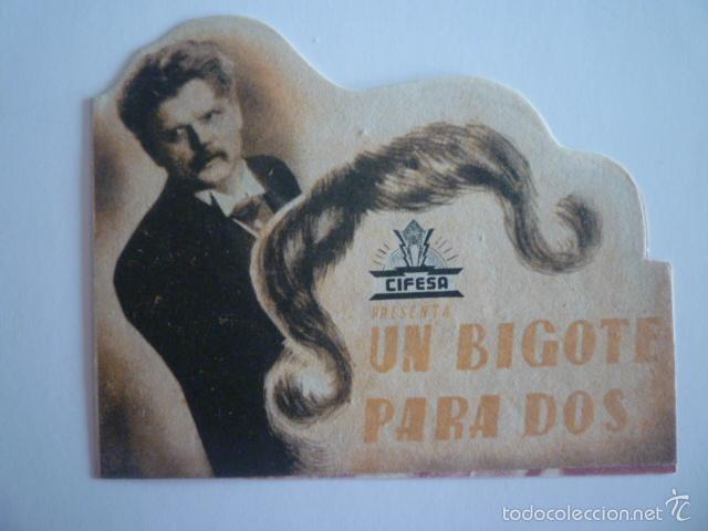 Cine: PROGRAMA DOBLE DE CINE Y TROQUELADO UN BIGOTE PARA DOS. - Foto 1