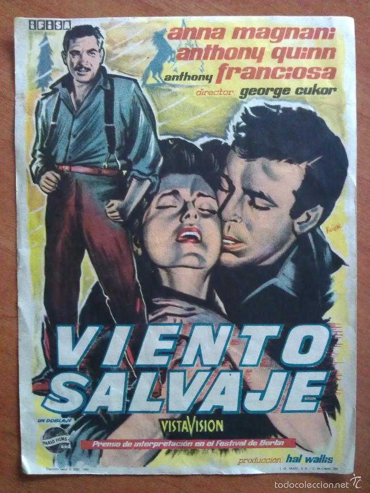 Cine: 1961 VIENTO SALVAJE - ANTHONY QUINN - Foto 1