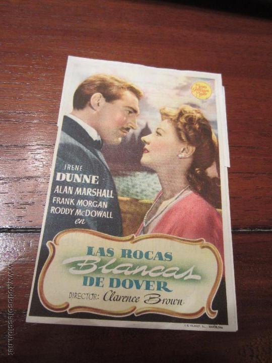 Cine: PROGRAMA LAS ROCAS BLANCAS DE DOVER IRENE DUNNE ALAN MARSHALL FRANK MORGAN 1947 - Foto 1