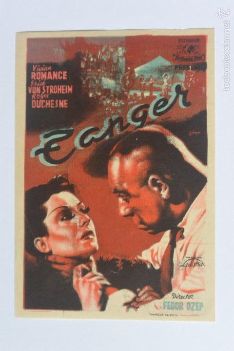 Cinema: FOLLETO MANO CINE TANGER