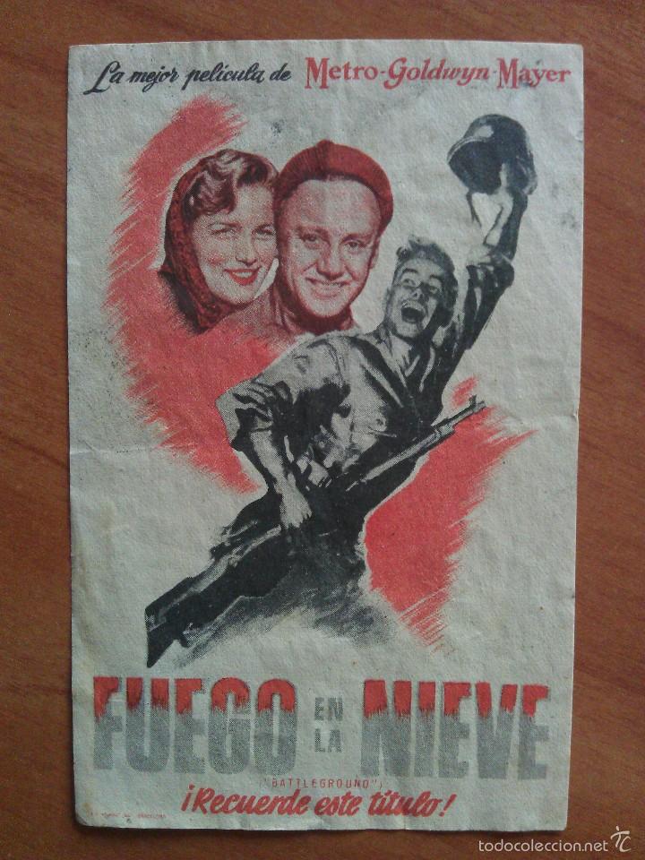 Cine: FUEGO EN LA NIEVE - SIN PUBLICIDAD - Foto 1