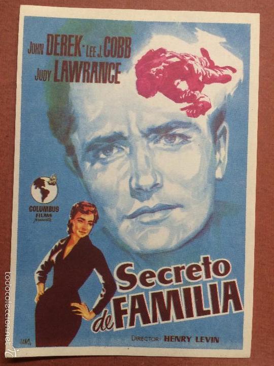  Flyers Publicitaires de films Anciens: SECRETO DE FAMILIA,FOLLETO DE MANO,-FALBUN