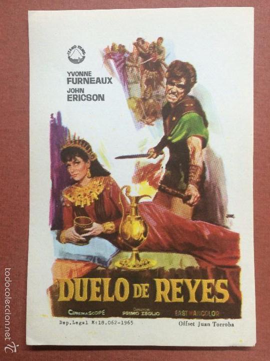  Flyers Publicitaires de films Anciens: DUELO DE REYES, FOLLETO DE MANO,-FALBUN