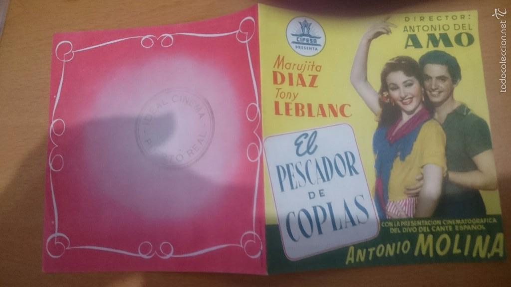 Cine: PROGRAMA DE CINE DOBLE CON PUBLICIDAD EL PESCADOR DE COPLAS - Foto 1