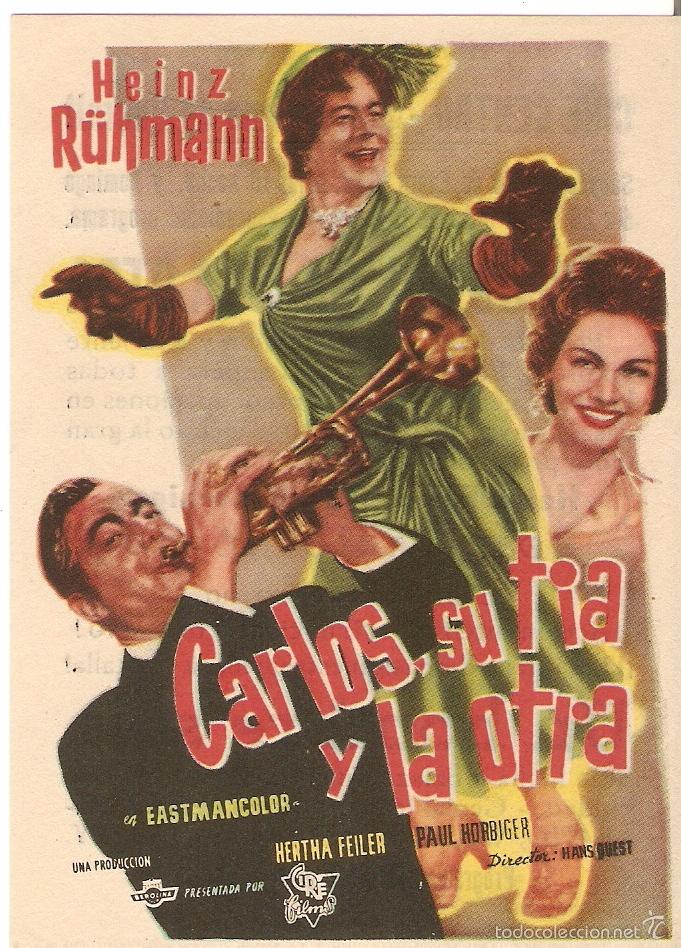 Carlos Su Tia Y La Otra Heinz Ruhmann Herth Kaufen Komodie In Todocoleccion 57129413