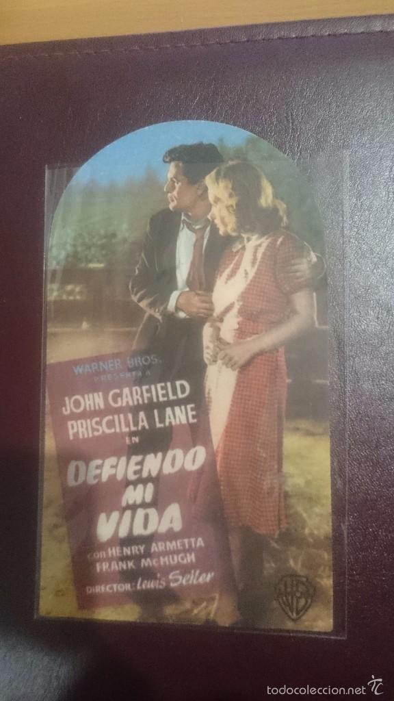 Cine: PROGRAMA DE CINE TROQUELADO CON PUBLICIDAD DEFIENDO MI VIDA - Foto 1