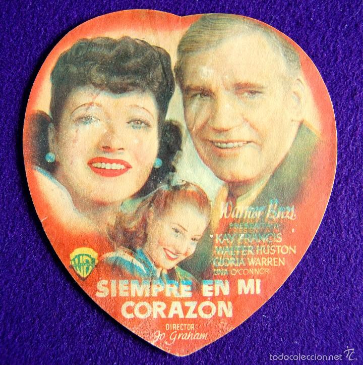 Cine: PROGRAMA DE CINE DE MANO ORIGINAL. TROQUELADO. SIEMPRE EN MI CORAZON. WARNER BROS. - Foto 1