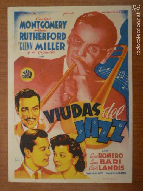 Cine: PROGRAMA DE CINE VIUDAS DEL JAZZ SIN PUBLICIDAD. - Foto 1