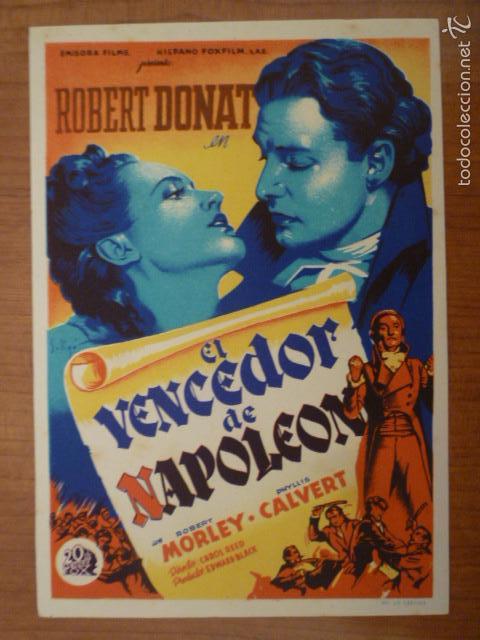 Cine: PROGRAMA DE CINE EL VENCEDOR DE NAPOLEON SIN PUBLICIDAD. - Foto 1