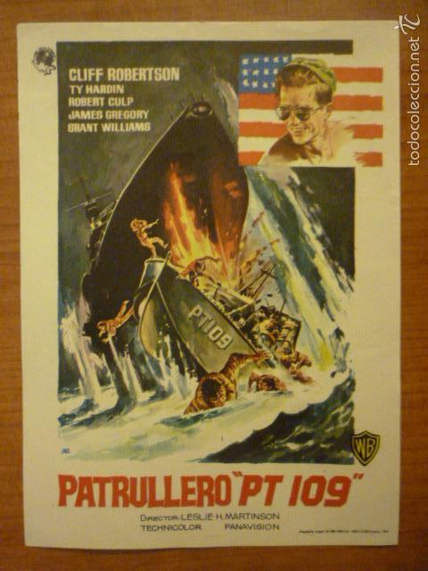 Cine: PROGRAMA DE CINE PATRULLERO PT 109. SIN PUBLICIDAD. - Foto 1