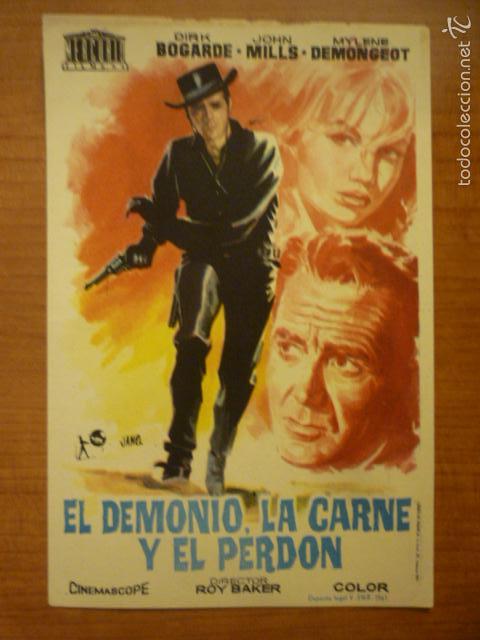 Cine: PROGRAMA DE CINE EL DEMONIO, LA CARNE Y EL PERDON. SIN PUBLICIDAD. - Foto 1