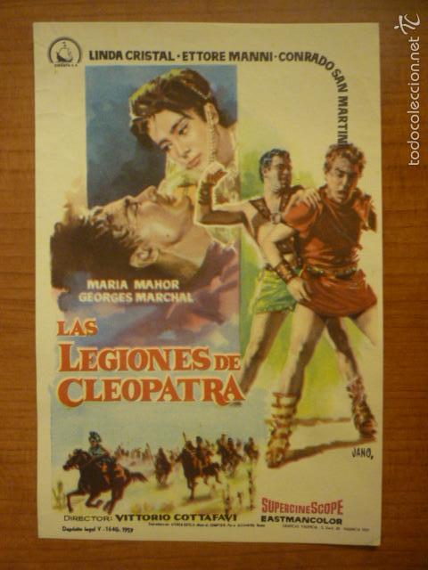 Cine: PROGRAMA DE CINE LAS LEGIONES DE CLEOPATRA SIN PUBLICIDAD - Foto 1