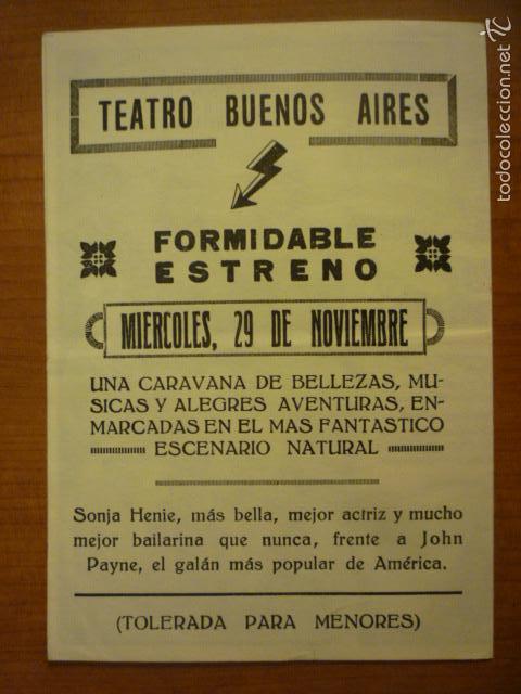 Cine: PROGRAMA DOBLE DE CINE TU SERAS MI MARIDO. TEATRO BUENOS AIRES. - Foto 3