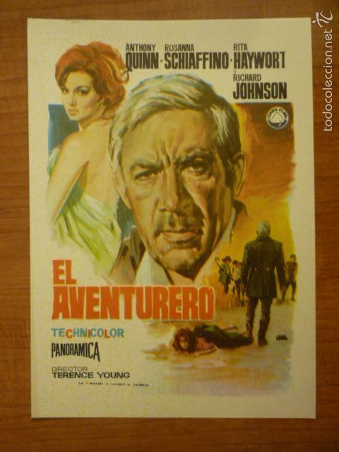 Cine: PROGRAMA DE CINE EL AVENTURERO. SIN PUBLICIDAD. - Foto 1
