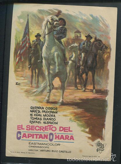 Cine: PROGRAMA El secreto del capit&aacute;n O&acute;Hara - German Cobos, Marta Padovan CON PUBLICIDAD - Foto 1