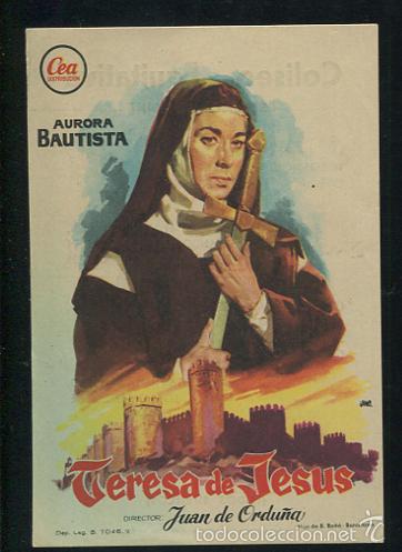 Cine: PROGRAMA TERESA DE JES&Uacute;S, con Aurora Bautista CON PUBLICIDAD - Foto 1