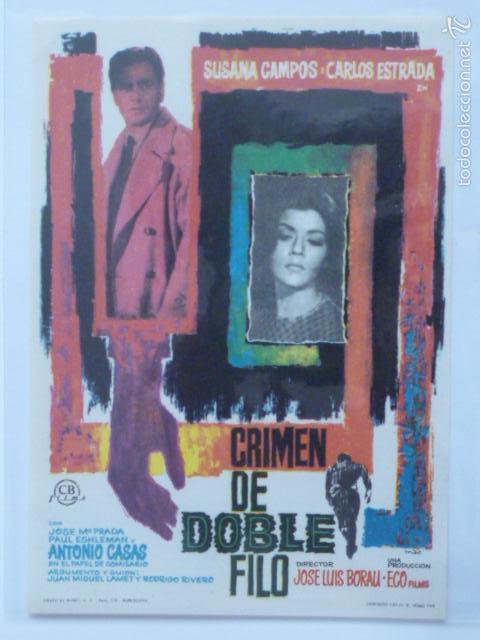 Cine: PROGRAMA DE CINE CRIMEN DE DOBLE FILO. - Foto 1
