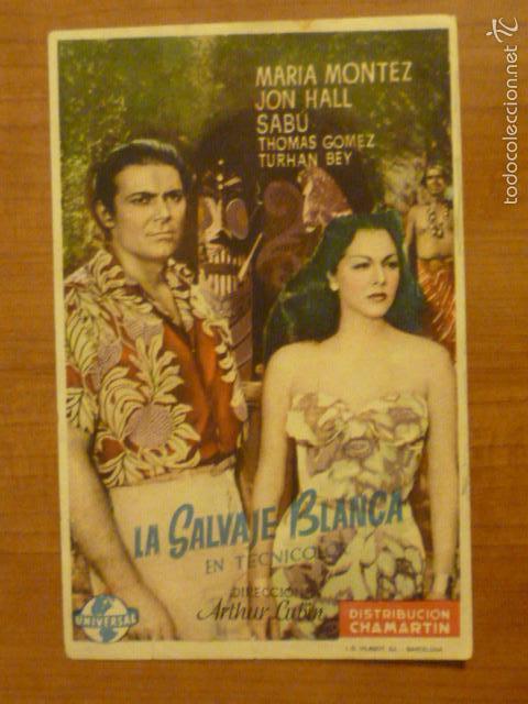 Cine: PROGRAMA DE CINE LA SALVAJE BLANCA. - Foto 1
