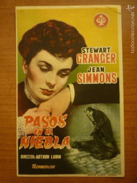 Cine: PROGRAMA DE CINE PASOS EN LA NIEBLA. SELLO LLUIS BENEJAM BUHIGAS. - Foto 1