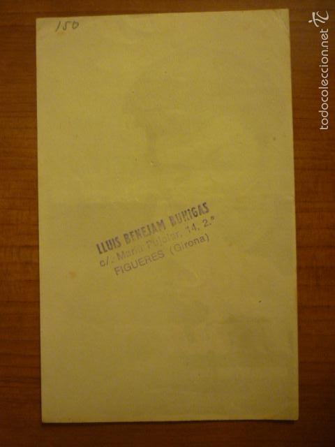 Cine: PROGRAMA DE CINE PASOS EN LA NIEBLA. SELLO LLUIS BENEJAM BUHIGAS. - Foto 2