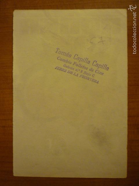 Cine: PROGRAMA DE CINE EL PODER. SELLO TOMAS CAPILLA CAPILLA. - Foto 2