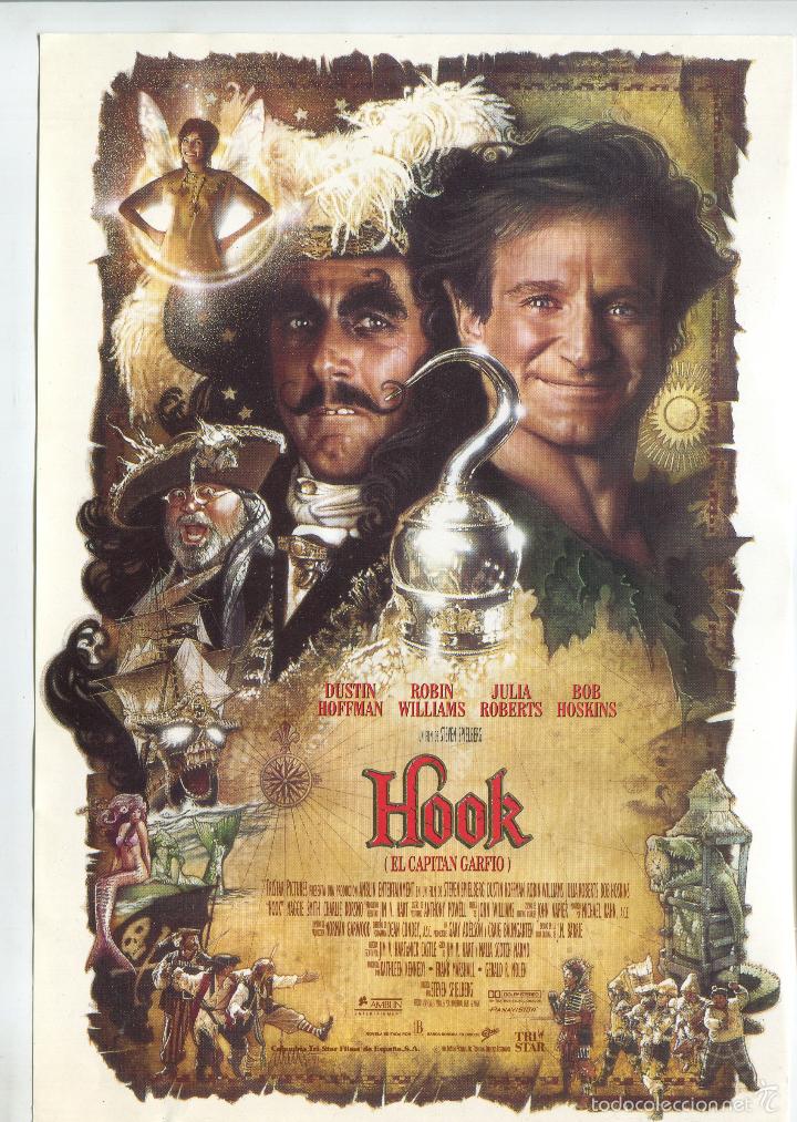 Cine: PROGRAMA Hook (el capit&aacute;n Garfio) - Dustin Hoffman, Robin Williams, Julio Roberts - Foto 1