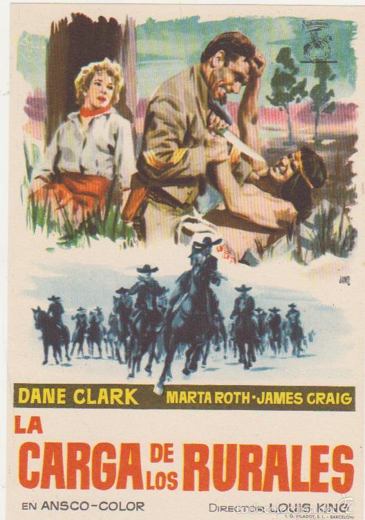 Cine: La Carga de los Rurales. Sencillo de Chamart&iacute;n.  &iexcl;IMPECABLE! - Foto 1