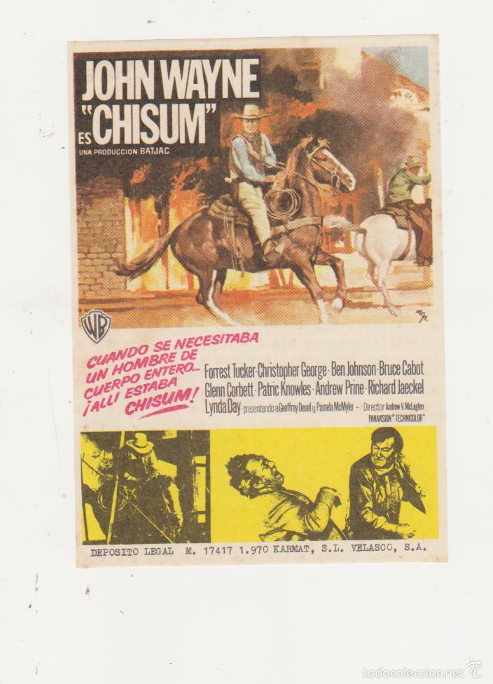 Cine: Chisum. Sencillo de WB. - Foto 1