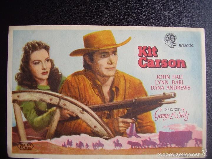 Cine: KIT CARSON, JOHN HALL - Foto 1